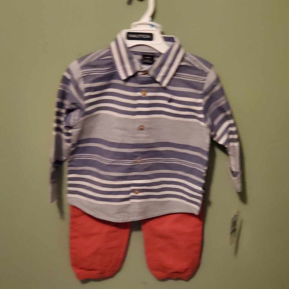 Nautica 2pc Boy's Outfit - 24M